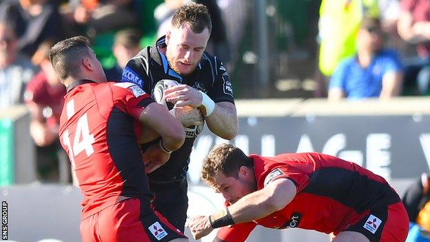 Stuart Hogg in action against Edinburgh last season