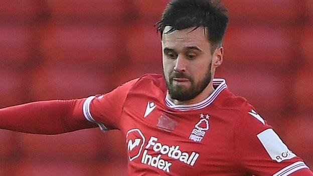 Carl Jenkinson in action for Nottingham Forest