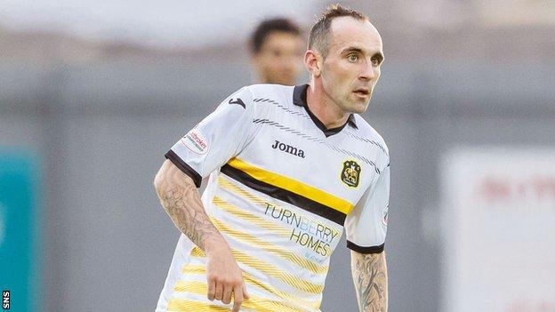 Dumbarton scorer Mark Stewart