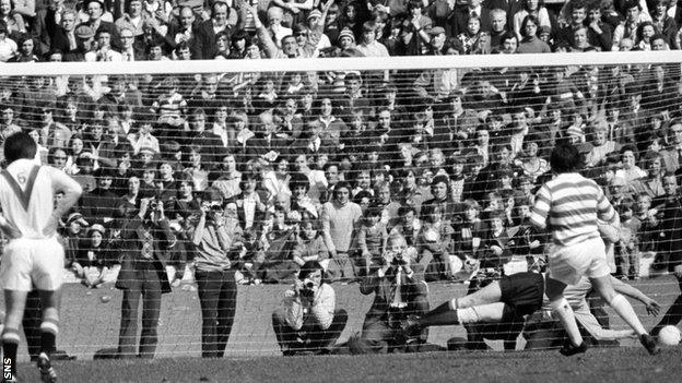 Pat McCluskey scored against his future employers Airdrie in Celtic's 1975 Scottish Cup final win