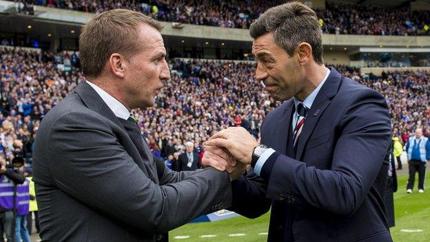 Brendan Rodgers and Pedro Caixinha