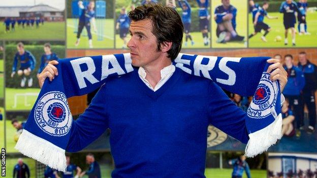 Joey Barton has signed a two-year deal at Rangers