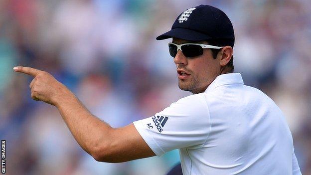 England captain Alastair Cook