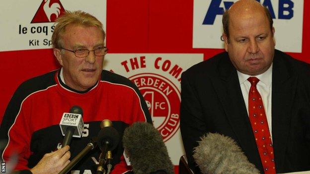 Wyness (right), served as Aberdeen chief executive for three years before holding similar roles at Everton and Aston Villa