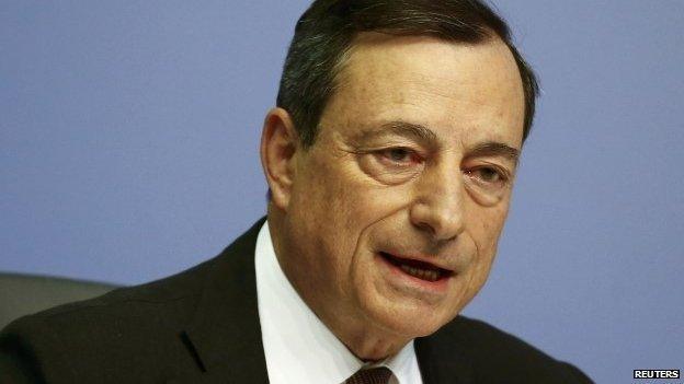 ECB president Mario Draghi