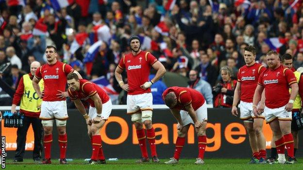 Wales lose in Six Nations