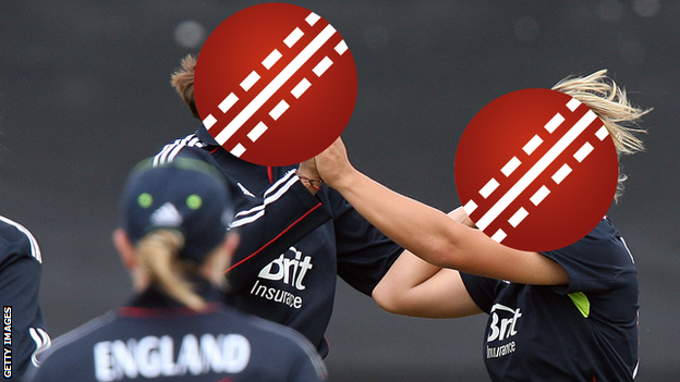 Two mystery England players in 2010 with their faces obscured