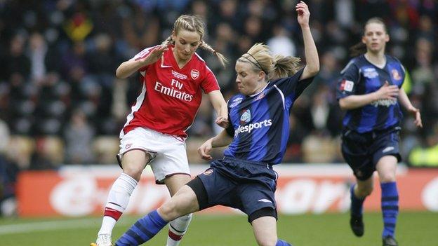 Former Arsenal striker Suzanne Winters