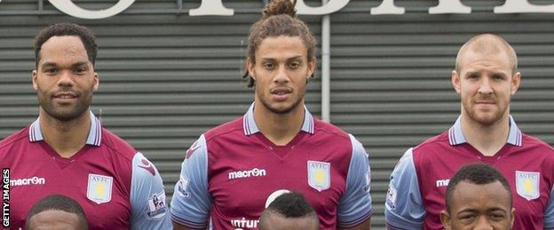 Joleon Lescott (left) and Philippe Senderos (right) were team-mates at Aston Villa