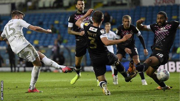 Stuart Dallas scores for Leeds