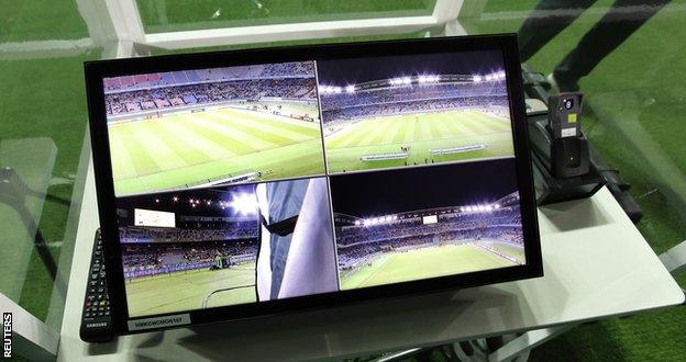 Fifa tried out a pitchside video refereeing system during the Fifa Club World Cup in Japan in December