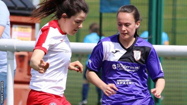 Abbi Grant (right) has joined Belgian side Anderlecht