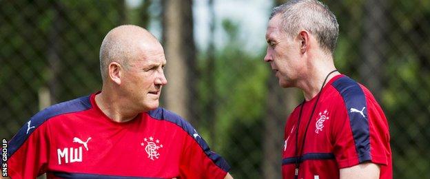 Mark Warburton and David Weir