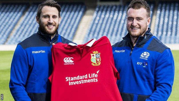 Tommy Seymour and Stuart Hogg