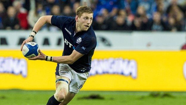 Scotland rugby international Finn Russell