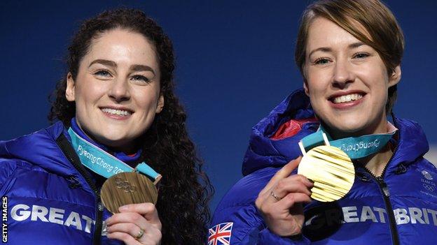 Laura Deas and Lizzy Yarnold