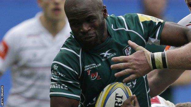 London Irish's Topsy Ojo