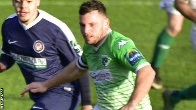 Guernsey FC forward Craig Young