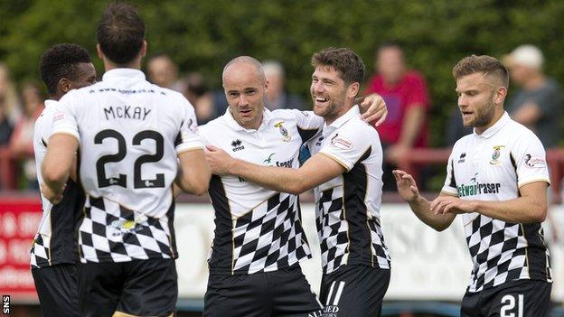 Inverness Caledonian Thistle celebrate