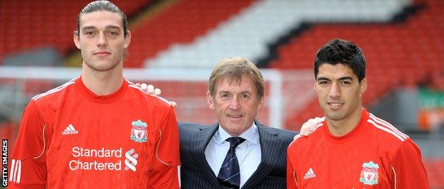 Andy Carroll and Luis Suarez