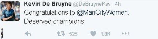 Kevin de Bruyne on Twitter