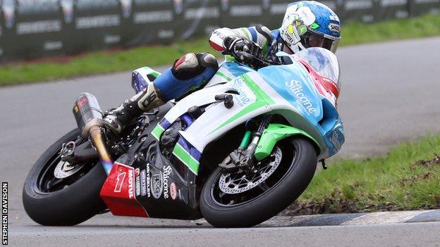 Dean Harrison has yet to complete a race at the North West 200