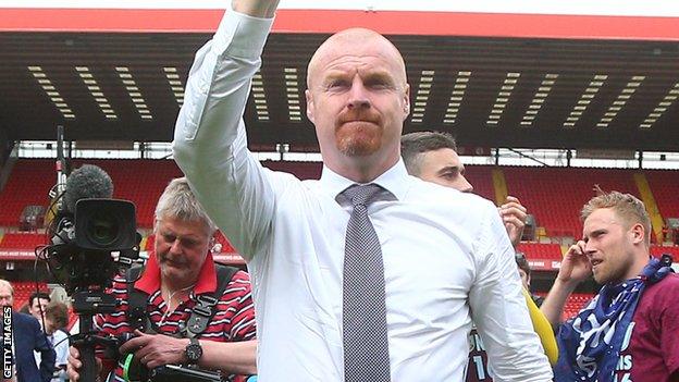 Burnley manager Sean Dyche