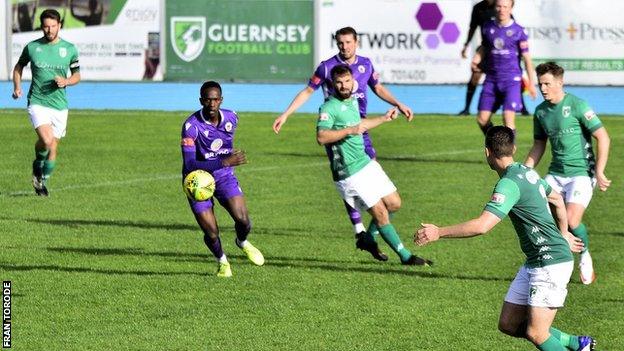 Guernsey FC v Tooting and Mitcham United