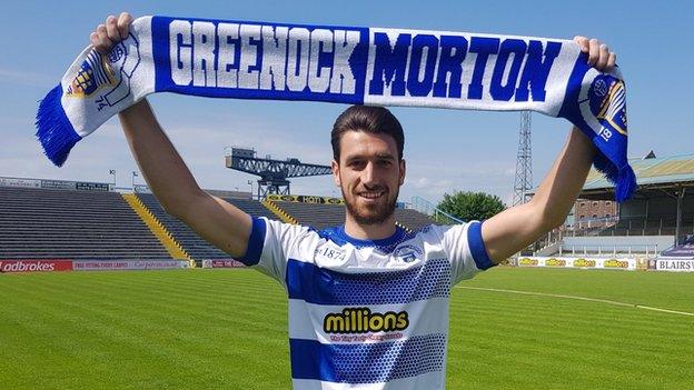 Gregor Buchanan with a Morton scarf