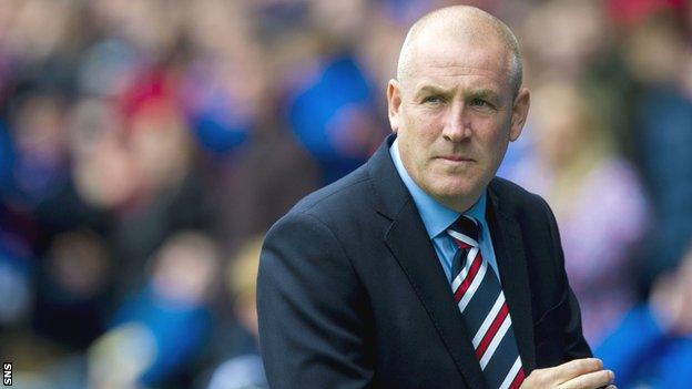 Rangers manager Mark Warburton