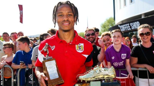 Bristol City forward Bobby Reid