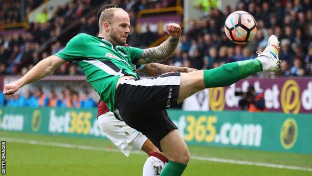 Bradley Wood in action for Lincoln