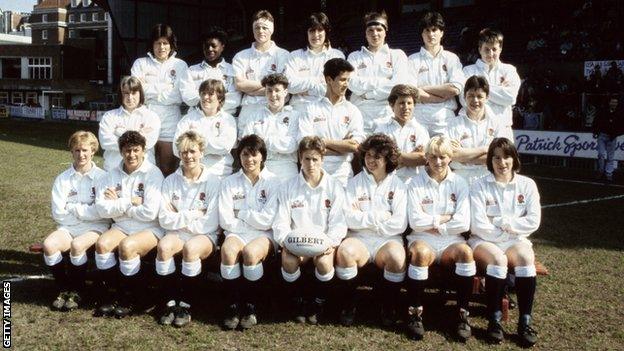 England's team in 1991