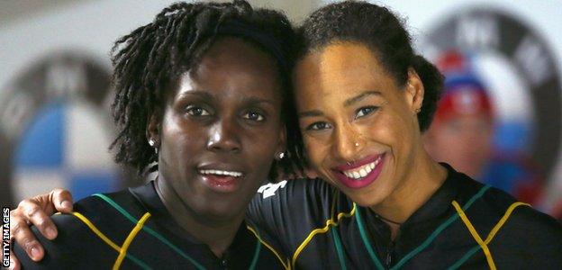 Jazmine Fenlator-Victorian and Carrie Russell carry the hopes of Jamaica in this year's Olympics