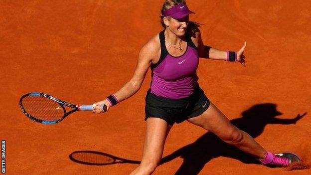 Victoria Azarenka in Madrid