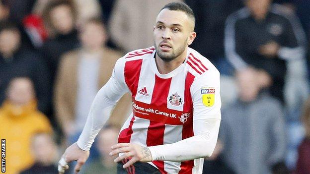 Joel Lynch in action for Sunderland