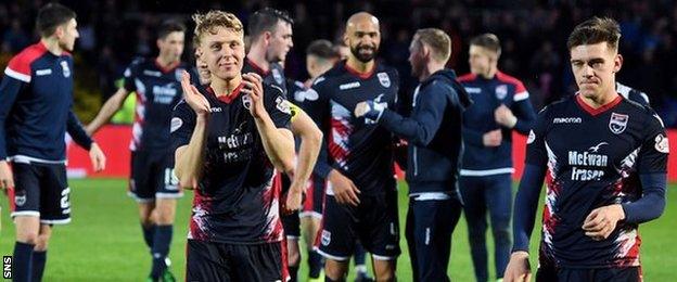 Ross County celebrate