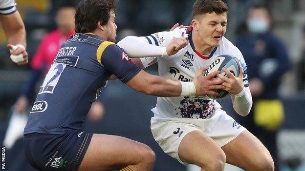 Worcester centre Francois Venter scored Warriors' try of the season before Wales stand-off Callum Sheedy's late conversion won the game