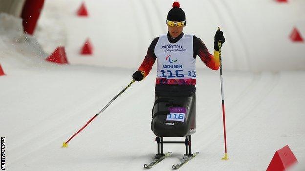 German sit-skier Andrea Eskau