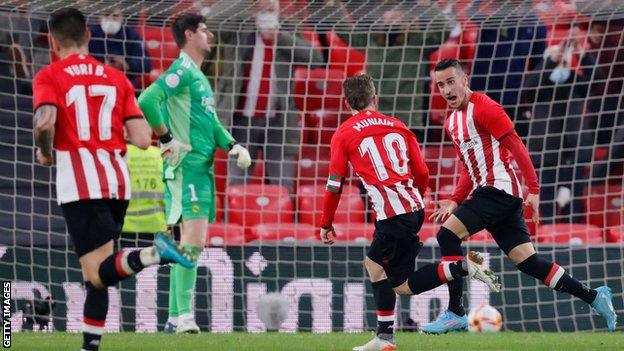 Athletic Bilbao celebrate