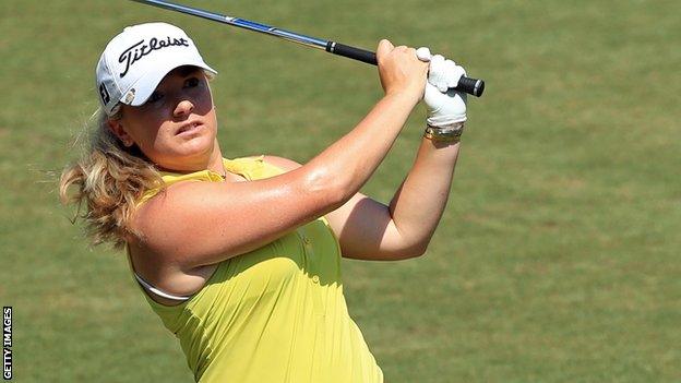 Bronte Law at the LPGA Pure Silk Championship