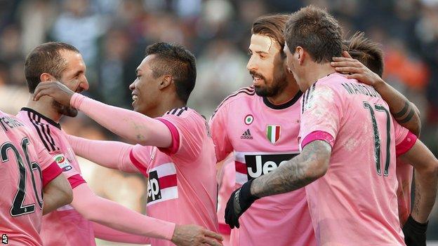 Juventus celebrate