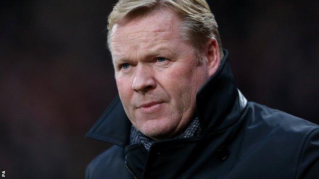 Southampton manager Ronald Koeman