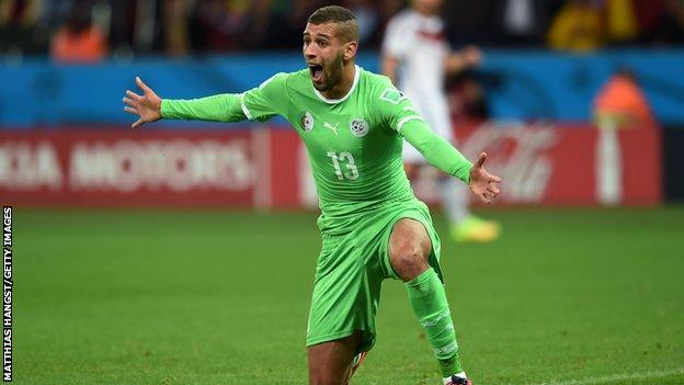 Algeria's Islam Slimani