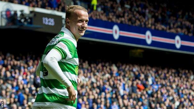 Celtic striker Leigh Griffiths