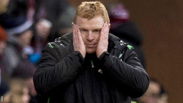 Hibernian manager Neil Lennon