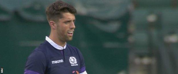 Scotland fly-half Adam Hastings