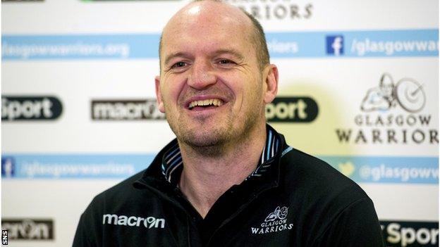 Glasgow Warriors coach Gregor Townsend