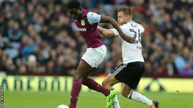 Keinan Davis is yet to score at Villa Park, both of his two goals so far having come in away matches