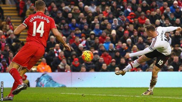 Manchester United striker Wayne Rooney